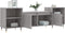 vidaXL - Tv-meubel - 160x35x55 - cm - bewerkt - hout - grijs - sonoma - eikenkleurig