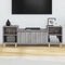 vidaXL - Tv-meubel - 160x35x55 - cm - bewerkt - hout - grijs - sonoma - eikenkleurig