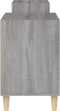 vidaXL - Tv-meubel - 160x35x55 - cm - bewerkt - hout - grijs - sonoma - eikenkleurig