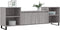 vidaXL - Tv-meubel - 160x35x55 - cm - bewerkt - hout - grijs - sonoma - eikenkleurig