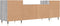 vidaXL - Tv-meubel - 160x35x55 - cm - bewerkt - hout - grijs - sonoma - eikenkleurig