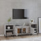 vidaXL - Tv-meubel - 160x35x55 - cm - bewerkt - hout - grijs - sonoma - eikenkleurig