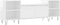 vidaXL - Tv-meubel - 160x35x55 - cm - bewerkt - hout - hoogglans - wit
