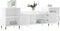 vidaXL - Tv-meubel - 160x35x55 - cm - bewerkt - hout - hoogglans - wit