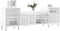 vidaXL - Tv-meubel - 160x35x55 - cm - bewerkt - hout - hoogglans - wit