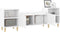 vidaXL - Tv-meubel - 160x35x55 - cm - bewerkt - hout - hoogglans - wit