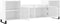 vidaXL - Tv-meubel - 160x35x55 - cm - bewerkt - hout - hoogglans - wit