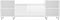 vidaXL - Tv-meubel - 160x35x55 - cm - bewerkt - hout - hoogglans - wit
