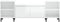 vidaXL - Tv-meubel - 160x35x55 - cm - bewerkt - hout - hoogglans - wit