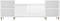 vidaXL - Tv-meubel - 160x35x55 - cm - bewerkt - hout - hoogglans - wit