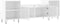 vidaXL - Tv-meubel - 160x35x55 - cm - bewerkt - hout - hoogglans - wit
