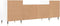 vidaXL - Tv-meubel - 160x35x55 - cm - bewerkt - hout - hoogglans - wit