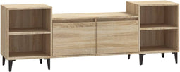 vidaXL - Tv-meubel - 160x35x55 - cm - bewerkt - hout - sonoma - eikenkleurig