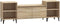 vidaXL - Tv-meubel - 160x35x55 - cm - bewerkt - hout - sonoma - eikenkleurig