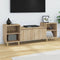 vidaXL - Tv-meubel - 160x35x55 - cm - bewerkt - hout - sonoma - eikenkleurig