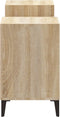 vidaXL - Tv-meubel - 160x35x55 - cm - bewerkt - hout - sonoma - eikenkleurig