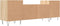 vidaXL - Tv-meubel - 160x35x55 - cm - bewerkt - hout - sonoma - eikenkleurig