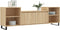 vidaXL - Tv-meubel - 160x35x55 - cm - bewerkt - hout - sonoma - eikenkleurig