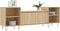 vidaXL - Tv-meubel - 160x35x55 - cm - bewerkt - hout - sonoma - eikenkleurig