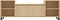 vidaXL - Tv-meubel - 160x35x55 - cm - bewerkt - hout - sonoma - eikenkleurig