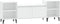 vidaXL - Tv-meubel - 160x35x55 - cm - bewerkt - hout - wit