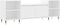 vidaXL - Tv-meubel - 160x35x55 - cm - bewerkt - hout - wit