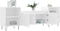 vidaXL - Tv-meubel - 160x35x55 - cm - bewerkt - hout - wit