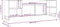 vidaXL - Tv-meubel - 160x35x55 - cm - bewerkt - hout - wit