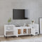 vidaXL - Tv-meubel - 160x35x55 - cm - bewerkt - hout - wit