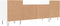 vidaXL - Tv-meubel - 160x35x55 - cm - bewerkt - hout - wit