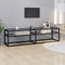 vidaXL - Tv-meubel - 160x40x40,5 - cm - gehard - glas - transparant