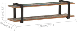 vidaXL - Tv-meubel - 160x40x40 - cm - massief - gerecycled - hout