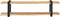 vidaXL - Tv-meubel - 160x40x40 - cm - massief - ruw - mangohout