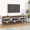 vidaXL - Tv-meubel - 160x40x50 - cm - bewerkt - hout - bruin - eikenkleur