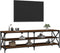 vidaXL - Tv-meubel - 160x40x50 - cm - bewerkt - hout - bruin - eikenkleur