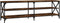vidaXL - Tv-meubel - 160x40x50 - cm - bewerkt - hout - gerookt - eikenkleurig