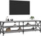 vidaXL - Tv-meubel - 160x40x50 - cm - bewerkt - hout - grijs - sonoma - eikenkleurig