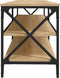 vidaXL - Tv-meubel - 160x40x50 - cm - bewerkt - hout - sonoma - eikenkleurig