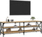 vidaXL - Tv-meubel - 160x40x50 - cm - bewerkt - hout - sonoma - eikenkleurig