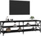 vidaXL - Tv-meubel - 160x40x50 - cm - bewerkt - hout - zwart
