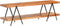vidaXL - Tv-meubel - 160x40x50 - cm - massief - acaciahout