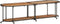 vidaXL - Tv-meubel - 160x42x40 - cm - massief - acaciahout