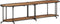 vidaXL - Tv-meubel - 160x42x40 - cm - massief - acaciahout