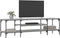vidaXL - Tv-meubel - 161x35x45 - cm - bewerkt - hout - en - ijzer - grijs - sonoma - eiken