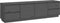 vidaXL - Tv-meubel - 176x37x47,5 - cm - massief - grenenhout - grijs