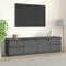vidaXL - Tv-meubel - 176x37x47,5 - cm - massief - grenenhout - grijs