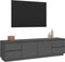 vidaXL - Tv-meubel - 176x37x47,5 - cm - massief - grenenhout - grijs