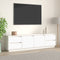 vidaXL - Tv-meubel - 176x37x47,5 - cm - massief - grenenhout - wit