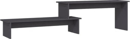 vidaXL - Tv-meubel - 180x30x43 - cm - bewerkt - hout - grijs