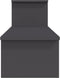 vidaXL - Tv-meubel - 180x30x43 - cm - bewerkt - hout - grijs